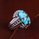 انگشتر فیروزه شجری مردانه کد13791