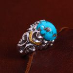 انگشتر فیروزه شجری مردانه کد13793