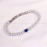 دستبند یاقوت کبود سنتاتیک زنانه کد 14281