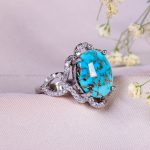 انگشتر فیروزه شجری زنانه کد 14330
