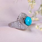 انگشتر فیروزه شجری زنانه کد 14331