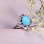 انگشتر فیروزه شجری زنانه کد 14333