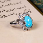انگشتر فیروزه شجری زنانه کد 14341