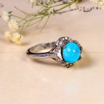 انگشتر فیروزه شجری زنانه کد 14345