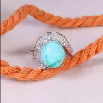 انگشتر فیروزه شجری زنانه کد 14357