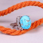 انگشتر فیروزه شجری زنانه کد 14358