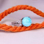 انگشتر فیروزه شجری زنانه کد 14518