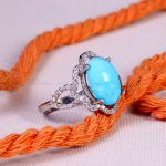 انگشتر فیروزه شجری زنانه کد 14522