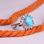 انگشتر فیروزه شجری زنانه کد 14526