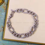 دستبند نقره زنانه کد 14558