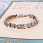 دستبند نقره زنانه کد 14560