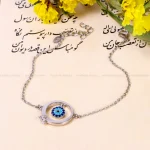 دستبند نقره زنانه کد 14562