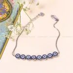 دستبند نقره زنانه کد 14570