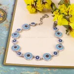 دستبند نقره زنانه کد 14576