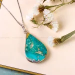 گردنبند فیروزه زنانه کد 14586