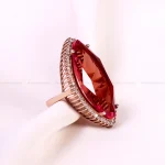 انگشتر الکساندریت زنانه کد 14594