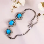 دستبند فیروزه زنانه کد 14614