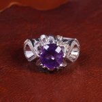 انگشتر آمیتیست مردانه کد 13812