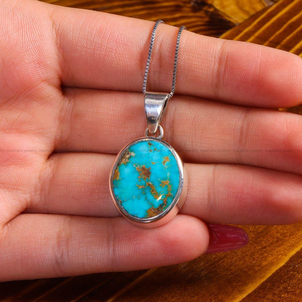 گردنبند فیروزه زنانه کد 14288