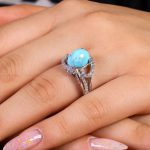 انگشتر فیروزه شجری زنانه کد 14521
