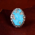 انگشتر فیروزه شجری مردانه کد 14550