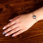 دستبند نقره زنانه کد 14562