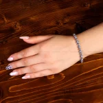 دستبند نقره زنانه کد 14569