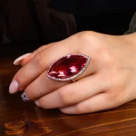 انگشتر الکساندریت زنانه کد 14594