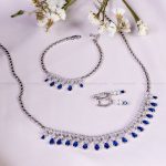 سرویس سنتاتیک یاقوت کبود زنانه کد 14303