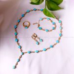 سرویس فیروزه زنانه کد 14363