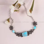 دستبند فیروزه زنانه کد 14647