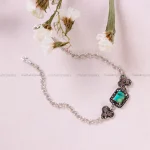 دستبند فیروزه زنانه کد 14652