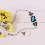 دستبند فیروزه زنانه کد 14659