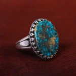 انگشتر فیروزه شجری مردانه کد 14671