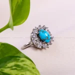 انگشتر فیروزه شجری زنانه کد 14736