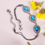 دستبند فیروزه زنانه کد 14761