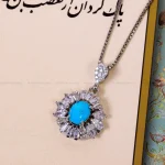 گردنبند فیروزه زنانه کد 14953