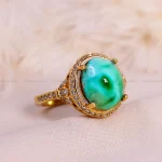 انگشتر فیروزه شجری زنانه کد 14831