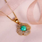 گردنبند فیروزه زنانه کد 14866