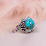 انگشتر فیروزه شجری زنانه کد 14931