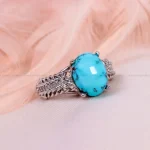 انگشتر فیروزه شجری زنانه کد 14932