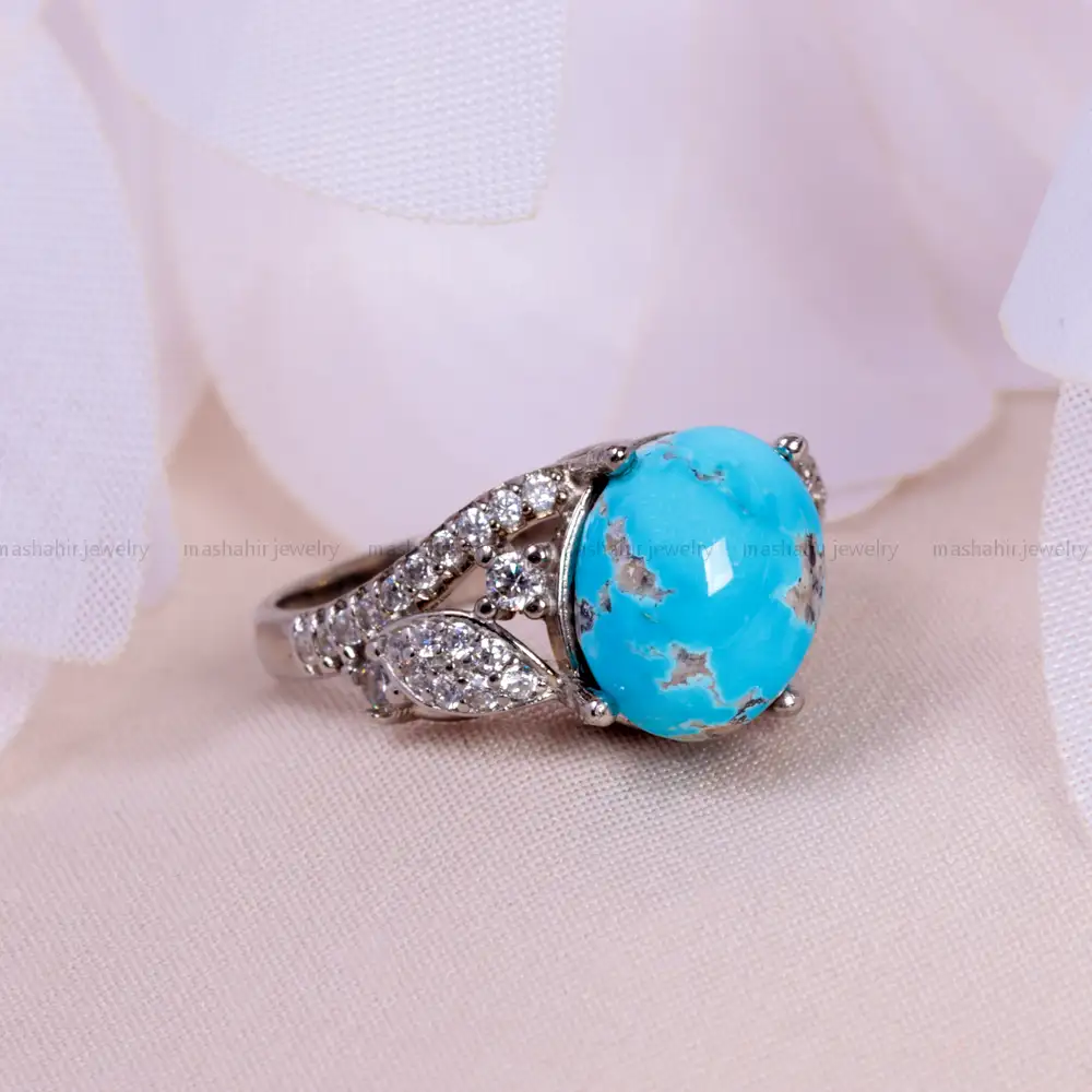 انگشتر فیروزه شجری زنانه کد 14944