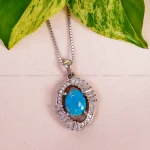 گردنبند فیروزه زنانه کد 14983
