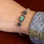 دستبند فیروزه زنانه کد 14645