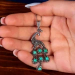 گردنبند فیروزه زنانه کد 14767