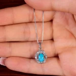 گردنبند فیروزه زنانه کد 14788