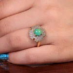 انگشتر فیروزه شجری زنانه کد 14828