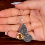 گردنبند کوارتز زنانه کد 14882