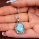 گردنبند فیروزه زنانه کد 14988