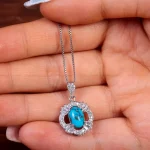 گردنبند فیروزه زنانه کد 14996